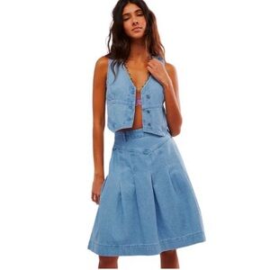 Free People Scout Denim set. Size 6